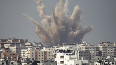 Hamas-Israel Saling Lempar Roket di Jalur Gaza, Ibu Hamil ...