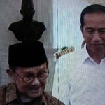 Ucapkan Selamat ke Jokowi, Habibie Datangi Istana Negara dan Ingatkan Rakyat Hindari Perpecahan