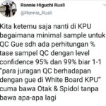 Pertanyakan Metode Penentuan Sampel QC Pilpres 2019, Guru Besar UI : Para juragan QC berhadapan deng...