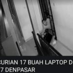 Garong Obrak-abrik SMP PGRI 7 Denpasar, Bawa Lari 17 Laptop