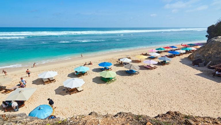 Indahnya Pantai Melasti Ungasan di Jimbaran, Kecamatan Kuta Selatan, Kabupaten Badung, Bali