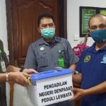 PN Denpasar Serahkan Sumbangan untuk Pengungsi Erupsi Gunung Ile Lewotolok