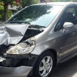 Tabrakan Cok Agung Tresna, Mobil Jazz Ringsek