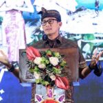 Menparekraf Sandiaga Salahuddin Uno saat berikan arahan di Nusa Dua Bali