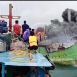 Evakuasi 28 orang Awak Kapal, KM. Arta Minatama 11, di laut Dobo.