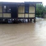 Genangan banjir rumah warga, Minggu (3/7/2022). M-006