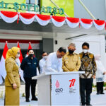 Presiden Joko Widodo meresmikan Tower A dan B RSUD dr. Soedarso di Kota Pontianak, Provinsi Kalimantan Barat, pada Selasa, 9 Agustus 2022.