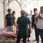 Wakil Bupati Jembrana saat mengunjungi kegiatan donor darah di Loloan.