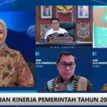 Empat narasumber memaparkan capaian kinerja pemerintah tahun 2022 di tengah krisis global