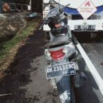 Sepeda motor korban diamankan polisi, Jumat malam (14/8/2922).