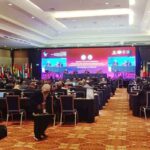 Suasana konferensi para hakim konstitusi Nusa Dua Bali, Selasa (4/10/2022)