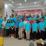 Pelepasan kontingen Pesparani Provinsi Bali ke Kupang, NTT, Senin (24/10/2022).