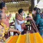 Dekranas Pusat Kagumi Pesona Songket Jembrana