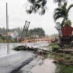 Jembatan di Penyaringan Jembrana Bali diterjang banjir bandang