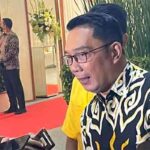 Gubernur Jawa Barat, Ridwan Kamil di HUT ke-58 Partai Golkar.