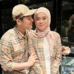 Rizky Billar dan istrinya Lesti Kejora.