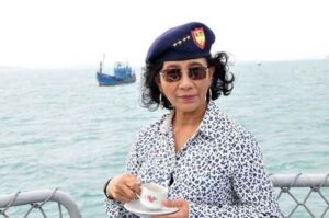 Menteri Kelautan dan Perikanan periode 2014-2019 Susi Pudjiastuti .