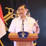 Menteri Koordinator Kemaritiman dan Investasi, Luhut Binsar Panjaitan dalam peluncuran aplikasi electronic Visa on Arrival (e-VOA).