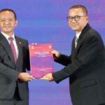 Menteri Investasi/BKPM saat perkelanan Dokumen Kompendium Bali, Nusa Dua, Senin (14/11/2022).