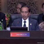 Presiden Jokowi membuka KTT G20 di Nusa Dua, Badung Bali.