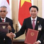 Penandatanganan sejumlah kerja sama antara pemerintah Indonesia dan Vietnam di Istana Kepresidenan Bogor, Jawa Barat, Kamis ( 22/12/2022).