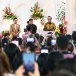 Presiden Jokowi mengunjungi sejumlah gereja yang ada di Kota Bogor, Minggu, (25/12/2022).