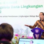 Presiden Jokowi membuka Rapat Kerja Nasional (Rakernas) Badan Pengelola Dana Lingkungan Hidup (BPDLH) Tahun 2022 di Gedung A.A. Maramis, Kementerian Keuangan, Jakarta, pada Rabu, 21 Desember 2022.