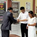 Pasangan di Minahasa Selatan Melangsungkan Pernikahan Setelah Proses Perdamaian. (Foto: Istimewa)