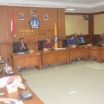 Ketua DPRD Badung I Putu Parwata menerima (BMPS Kabupaten Badung, Jumat (14/4/2023). Foto: Istimewa)