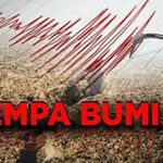 Ilustrasi Gempa bumi.