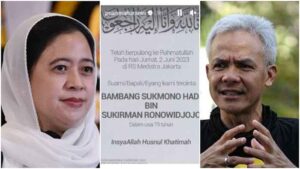 Ganjar Pranowo berduka atas meninggalnya ayah mertua Puan Maharani, Bambang Sukmonohadi.