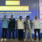 Narasumber (Ivan Raymond Rondo,Yandri Lasi, Khemal Andrias, dan Zacharias Yezua Matias Therik ) workshop Pekan Literasi Digital, bagian dari dari kampanye #MakinCakapDigital oleh Kemenkominfo.