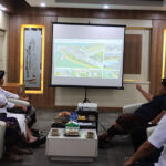 Bupati Jembrana I Nengah Tamba menggelar rapat bersama pihak PT ASDP, Minggu (4/6) di Kantor ASDP, Gilimanuk memantapkan visioning masterplan pengembangan kawasan Pelabuhan Gilimanuk, (Foto: M-011)