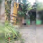 Screenshoot video viral WNA yang terlihat melakukan hubungan badan di pinggir jalan.