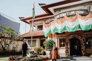 kantor Konsulat Jenderal India di Renon.