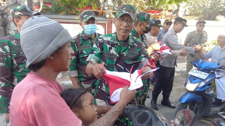 Dandim Klungkung Ajak Masyarakat Merah Putihkan Bumi Gema Santi