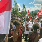 Ribuan Bendera Merah Putih Berkibar Gagah di Kabupaten Lanny Jaya