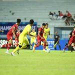 Timnas Indonesia U-23 kontra Malaysia dalam pertandingan kualifikasi grup B Piala AFF U-23 2023 di Rayong Provincial Stadium, Thailand, Jumat (18/8/2023). (Foto: PSSI)