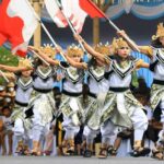 Pawai budaya Jembrana dalam rangka memperingati HUT ke-128 Kota Negara. (Foto: M-011)