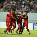 Timnas Indoensia U-23 kontra Timnas Thaliand dalam laga semi final piala AFF 2023. (Foto: Dok. PSSI)