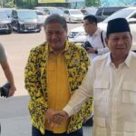 Prabowo Subianto Hadiri Rapimnas Partai Golkar